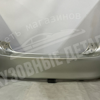 Бампер задний Toyota Auris 06-09 1C0 Gray Silver Серо-серебристый